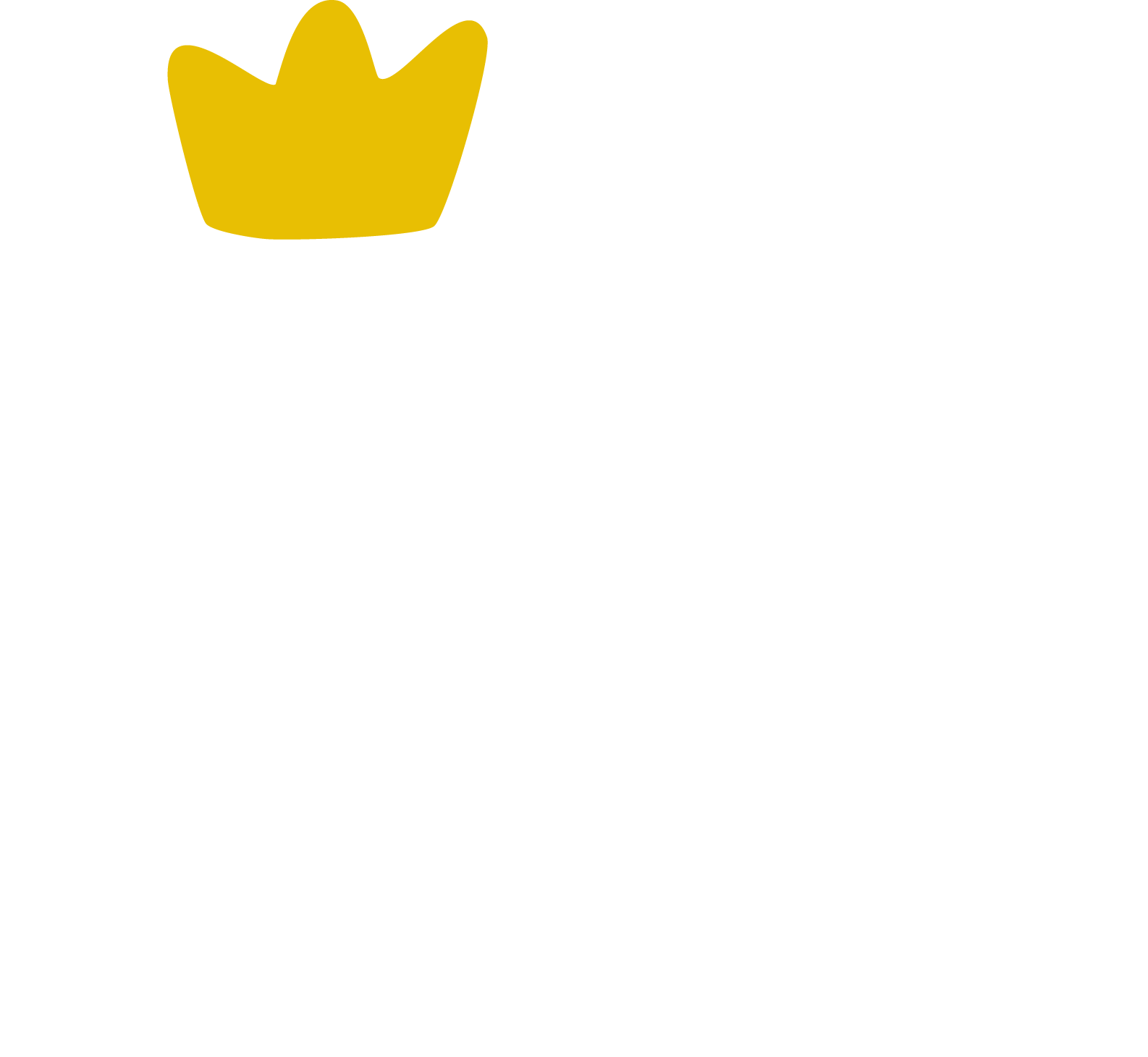 Knightly Engineering KE mark with the K wearing a gold crown.